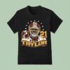 Sean Taylor Burgundy Washington Commanders Retired Player Classic Caricature T Shirt