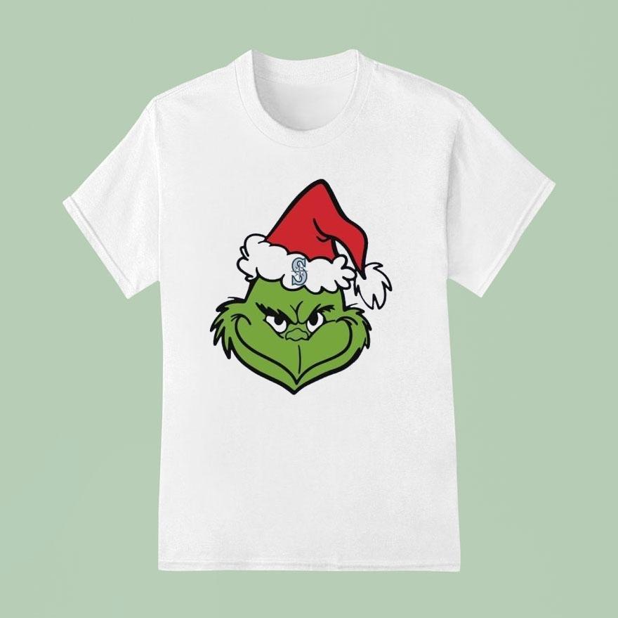 Seattle Mariners Vs The Grinch Mlb Baseball Christmas T Shirt