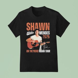 Shawn Mendes On The Road Again Tour Signature T Shirt
