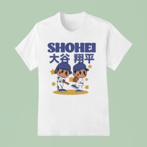 Shohei Ohtani Superstar Cartoon Baseball Mlb T Shirt