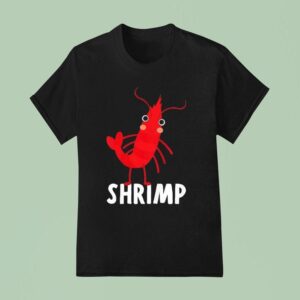 Shrimp Cartoon T Shirt