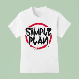 Simple Plan Circle Spla T Shirt