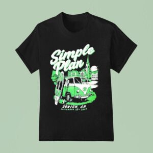 Simple Plan Zurich Ch September T Shirt