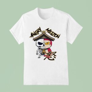 Skeleton Angry Meizon Halloween T Shirt