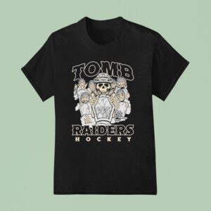 Skeleton Tomb Raiders Hockey Halloween T Shirt