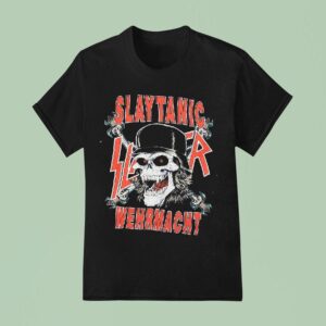 Slayer Slaytanic Wehrmacht Metal Band Retro T Shirt