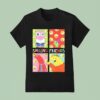 Smiling Friends Pop Art Character Grid Funny Cartoon T Shirt