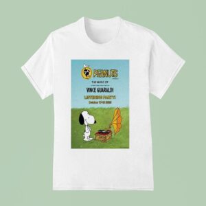 Snoopy The Peanuts Listening Party Tickets Oct T Shirt