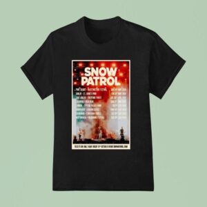 Snow Patrol Uk Ireland Tour T Shirt