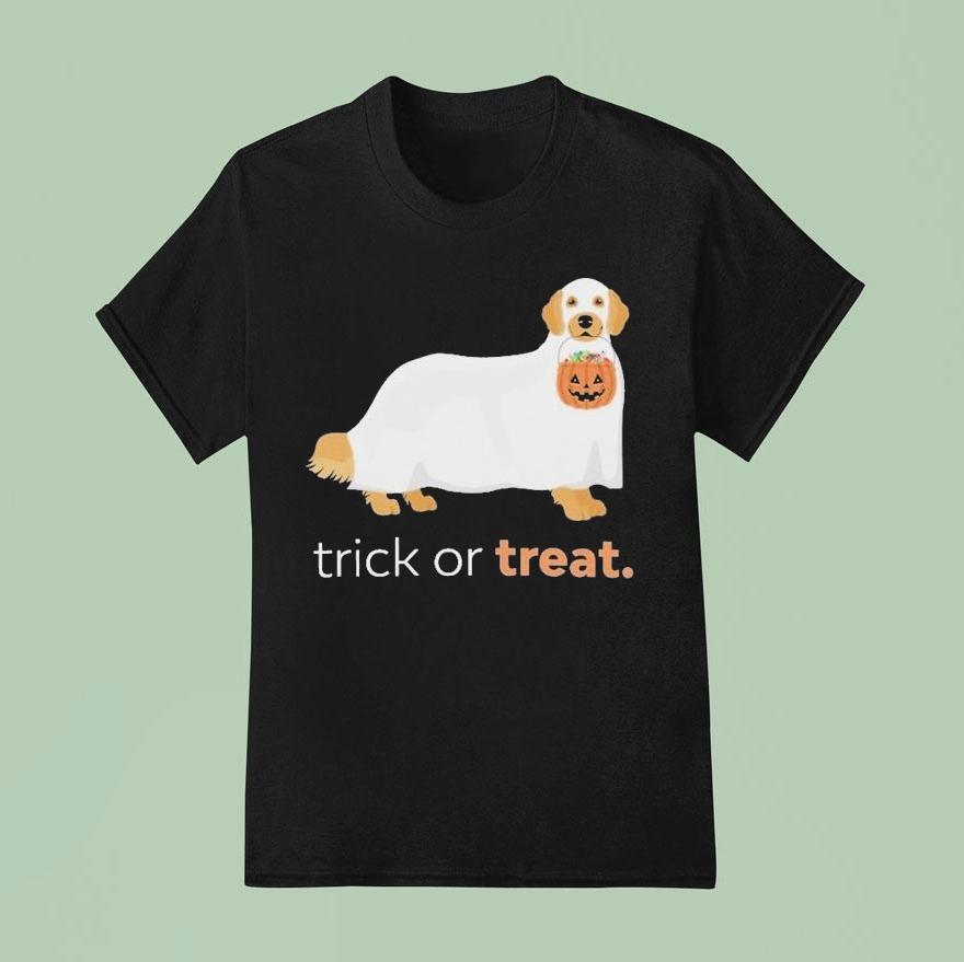 Spooky Pup Trick Or Treat Encore Vet Group T Shirt