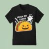 Spooky Taco Jack O Lantern Halloween Mexican Food T Shirt