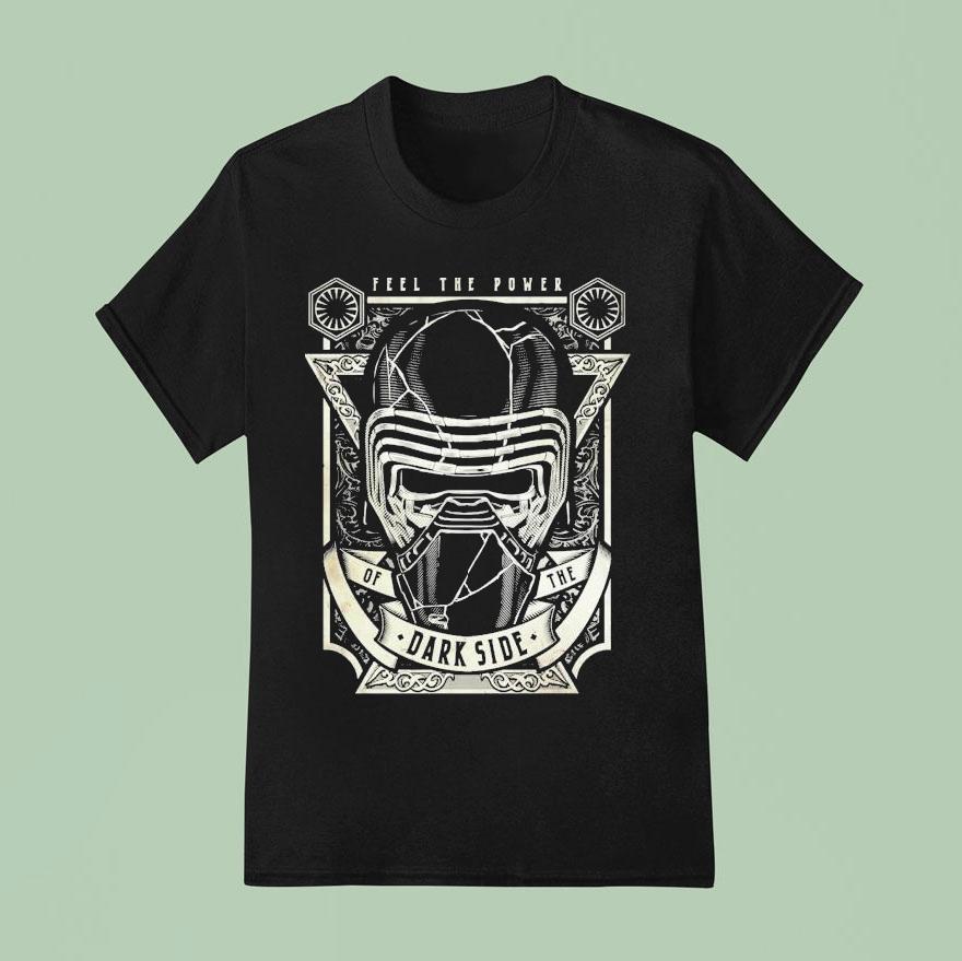 Star Wars Ep Feel The Power Of The Dark Side T Shirt