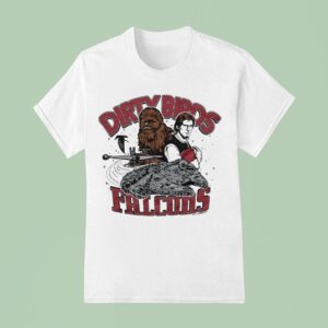 Star Wars X Atlanta Falcons Light Side Dirty Birds T Shirt