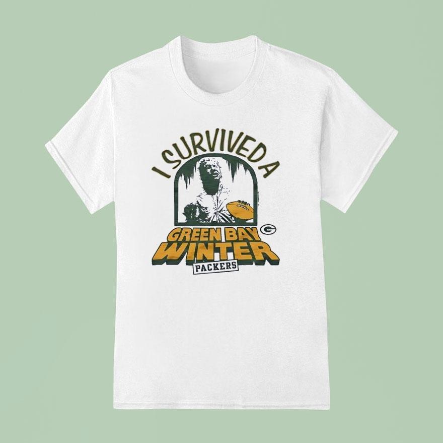 Star Wars X Green Bay Packers I Surviveda Green Bay Winter Packers T Shirt