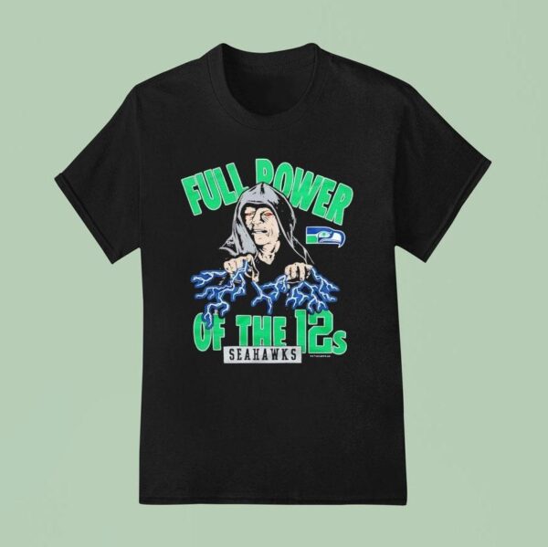 Star Wars X Seattle Seahawks Darth Sidious Full Power Of The S T Shirt