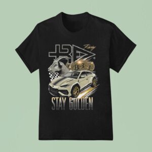 Stay Golden Racing Lambo And Crypto Edition T Shirt