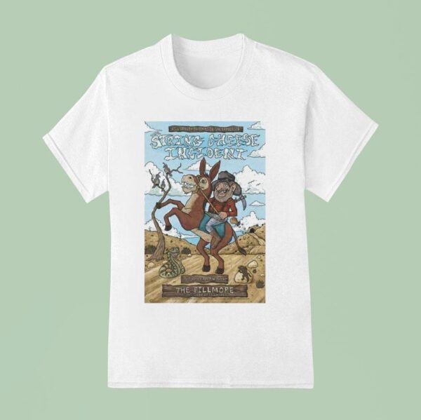 String Cheese The Fillmore San Francisco October Donkey T Shirt
