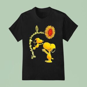Sunflower Snoopy You Are My Sunshine T Shirt
