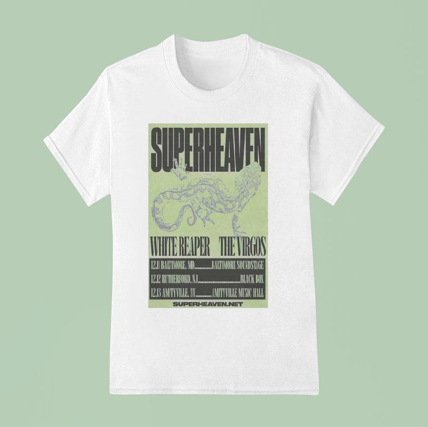 Superheaven White Reaper The Virgos Tour December T Shirt