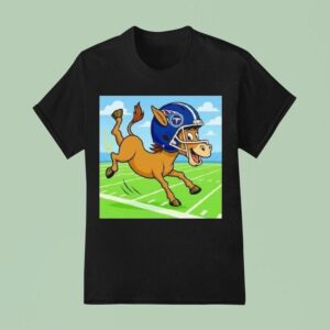 T Rac Mascot Tennessee Titans Football T Shirt