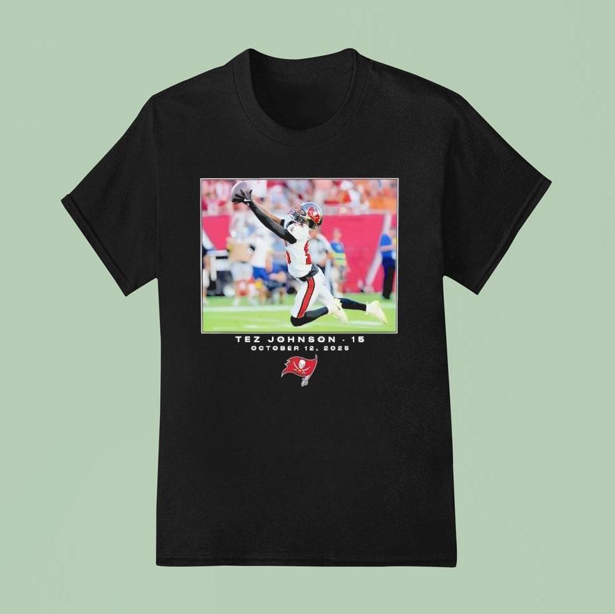 Tampa Bay Buccaneers Tez Johnson Nfl Flash Features Week T Shirt