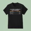 Ted Williams All Time Baseball War Leaders T Shirt
