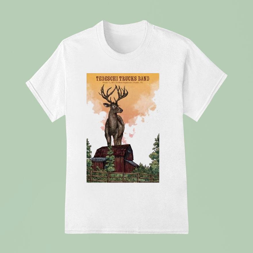 Tedeschi Trucks Band Firstbank Amphitheater In Franklin Tn Deer T Shirt