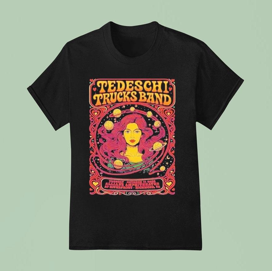 Tedeschi Trucks Band Richmond Virginia Concert At Allianz Amphitheater At Riverfront On October T Shirt