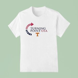Tennessee Volunrs The University Of Tennessee X Turning Point Usa Logo T Shirt