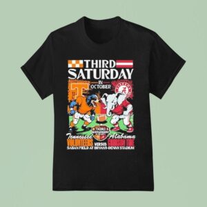 Tennessee Volunrs Vs Alabama Crimson Tide Third Saturday In October Mascot T Shirt