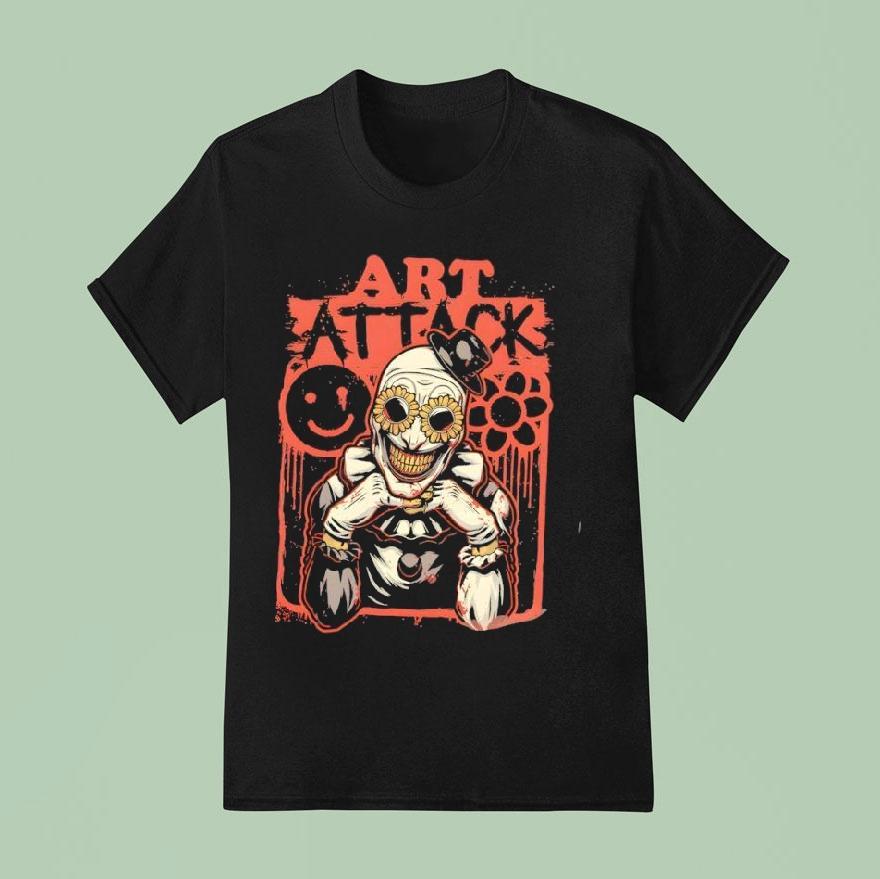 Terrifier Art Attack Halloween T Shirt