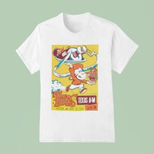 Texas Longhorns Not Turkey Day But Aggie Day On A Plate T Shirt