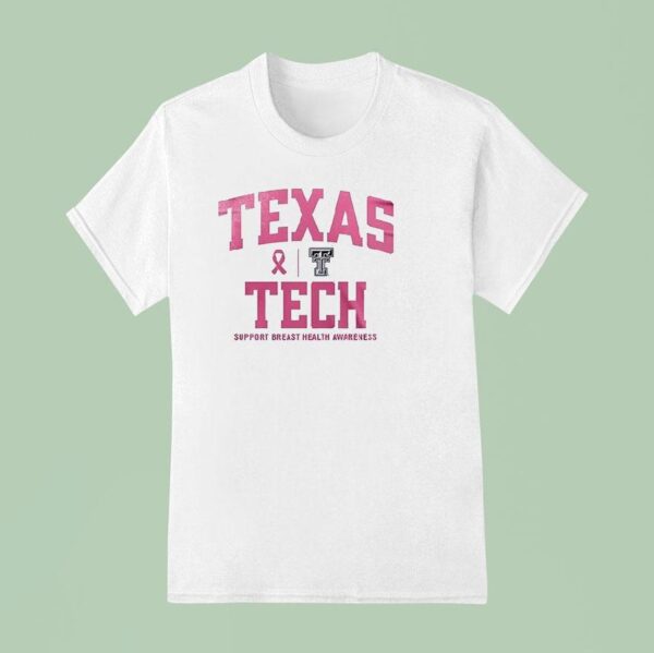 Texas Tech Breast Cancer Awareness Month Logo T Shirt