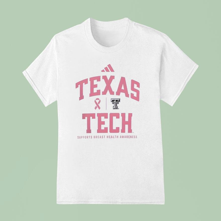 Texas Tech Red Raiders Sideline Breast Cancer Health Awareness T Shirt