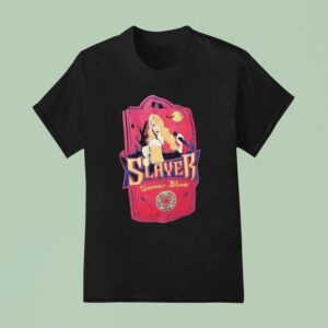 The Girl Holding Beer Slayer Summer Blonde Halloween T Shirt