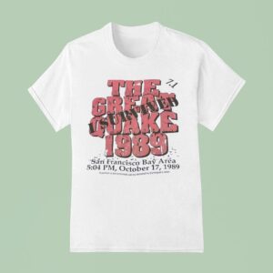The Great Quake San Francisco Bay Area Vintage T Shirt