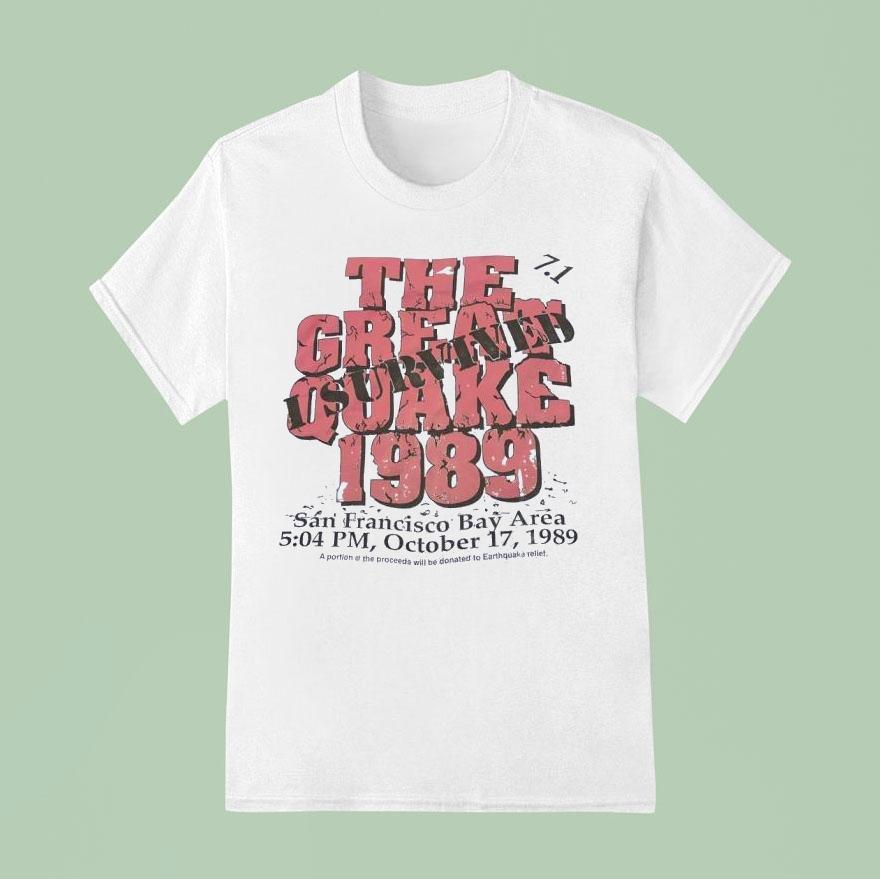 The Great Quake San Francisco Bay Area Vintage T Shirt
