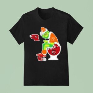 The Grinch Clemson Tigers Sitting On Toilet South Carolina Gamecocks Xmas Holiday Christmas T Shirt