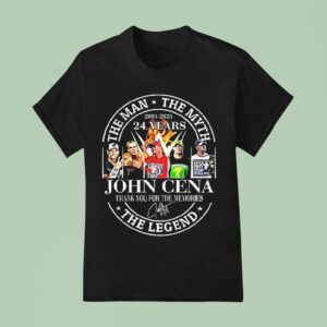 The Man The Myth The Legend John Cena Years T Shirt