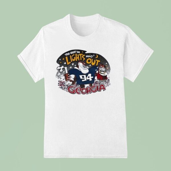 The Night The Lights Went Out Auburn Tigers Vs Georgia Bulldogs T Shirt