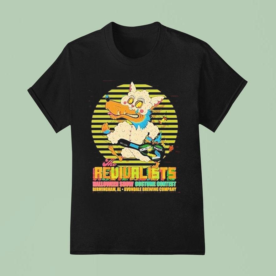 The Revivalists Halloween Show Costume Contest On October   At Avondale Brewing Company In Birmingham Al T Shirt