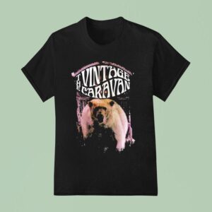 The Vintage Caravan The Beautiful Tour Bear T Shirt