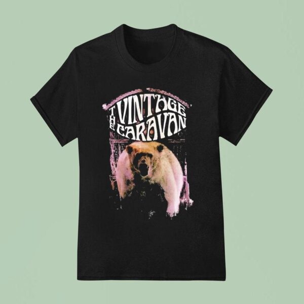 The Vintage Caravan The Beautiful Tour Bear T Shirt