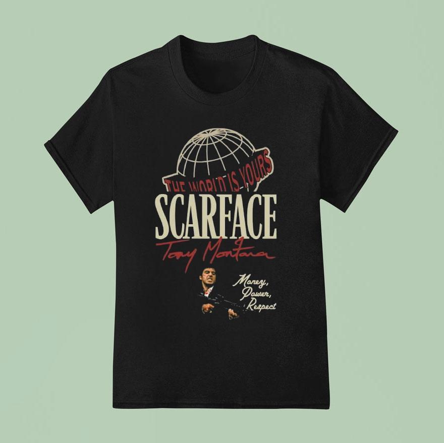 The World Is Yours Scarface Tony Montana T Shirt