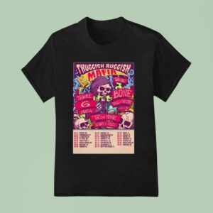 Thuggish Ruggish Mafia Tour List Dates With Bone Thugs N Harmony Three Mafia Tech Nne And Dj Quik T Shirt