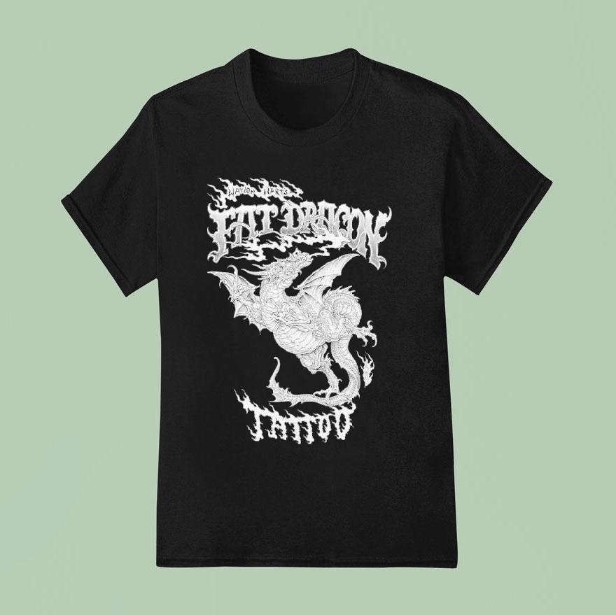Tim Lehi Fat Dragon Tattoo Waylon Harts T Shirt