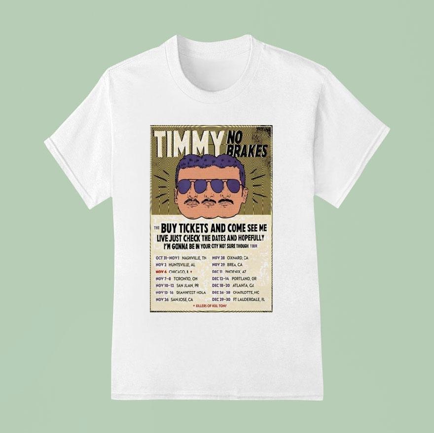 Tim Stifler Timmy No Brakes Tour T Shirt