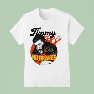Timmy No Brakes Flames T Shirt