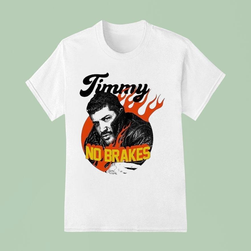 Timmy No Brakes Flames T Shirt