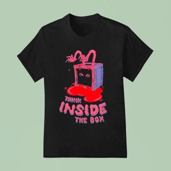 Topatoco Think Inside The Box Black T Shirt